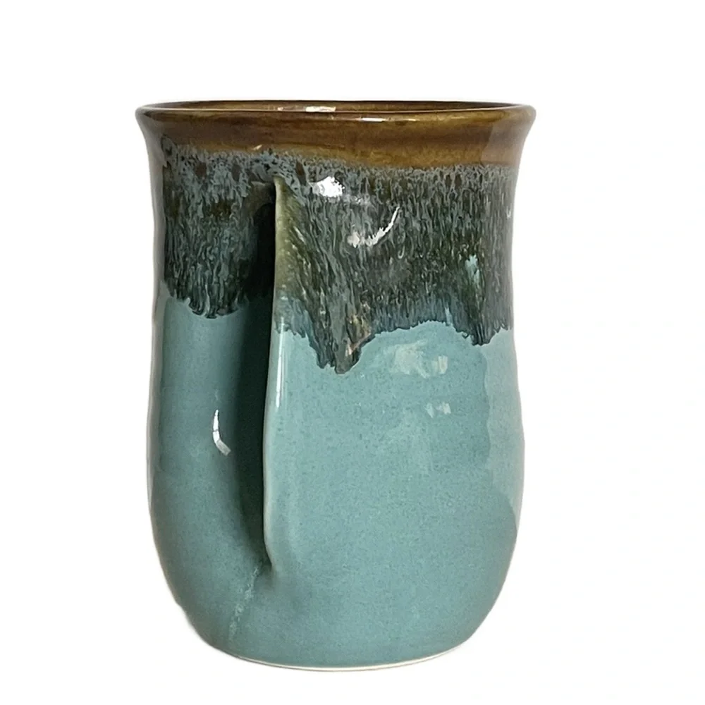 Neher 2012 Pottery Hand Painted Hand Warmer Mug 5” - Picture 2 of 7